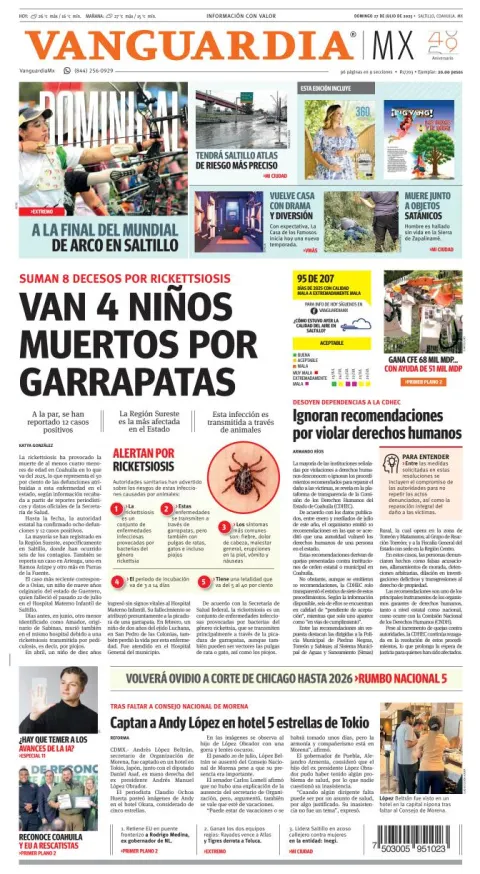 Portada de Vanguardia