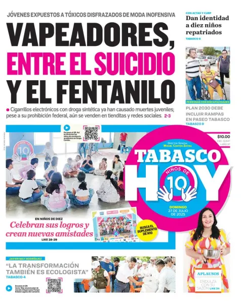 Portada de Tabasco Hoy
