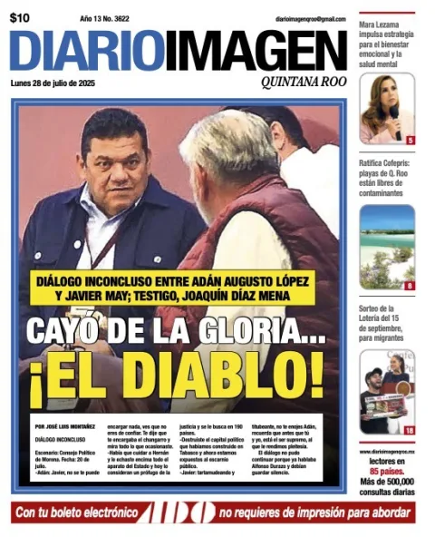 Portada de Diario Imagen Quintana Roo