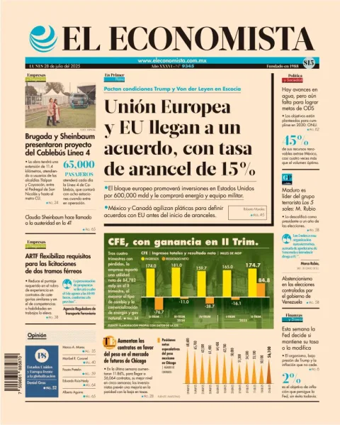 Portada de El Economista