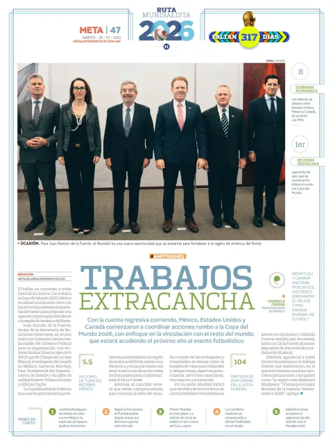 Portada de El Heraldo de Mexico