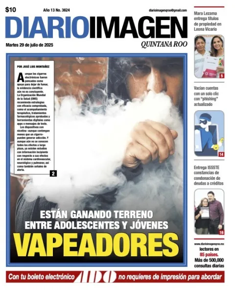 Portada de Diario Imagen Quintana Roo