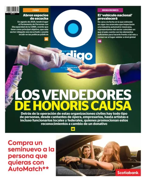 Portada de Reporte Indigo del 2025-07-29