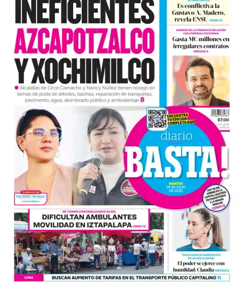 Portada de Basta del 2025-07-29