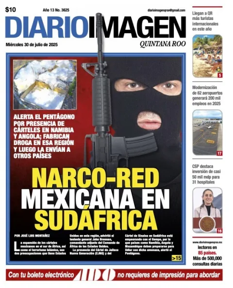 Portada de Diario Imagen Quintana Roo