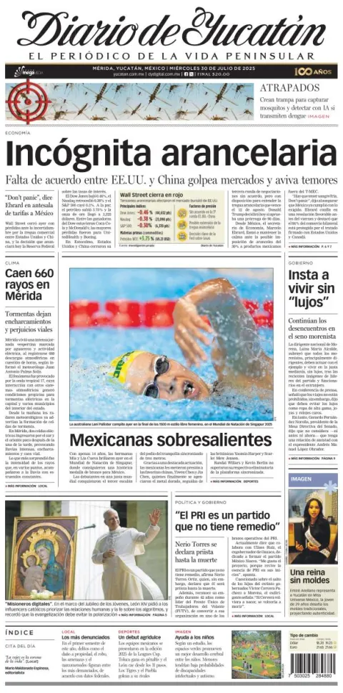 Portada de Diario de Yucatán