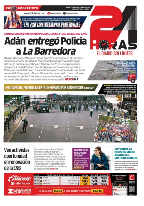 Portada de 24 Horas