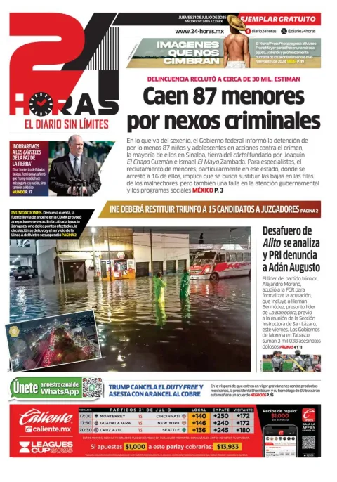Portada de 24 Horas