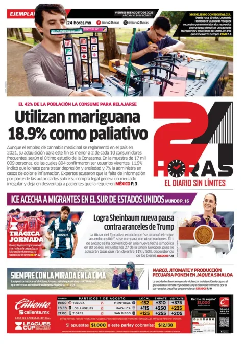 Portada de 24 Horas