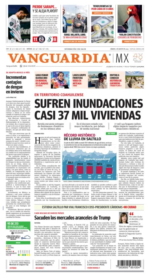Portada de Vanguardia