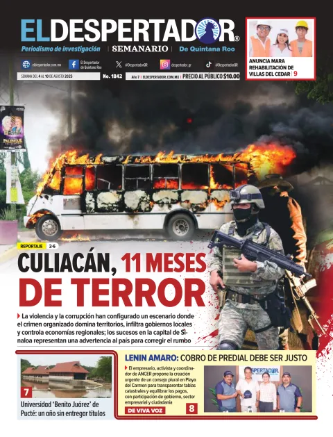 Portada de El Despertador de Quintana Roo