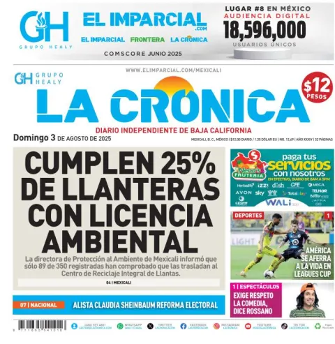 Portada de La Cronica