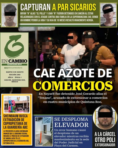 Portada de En Cambio - Quintana Roo (contraportada)