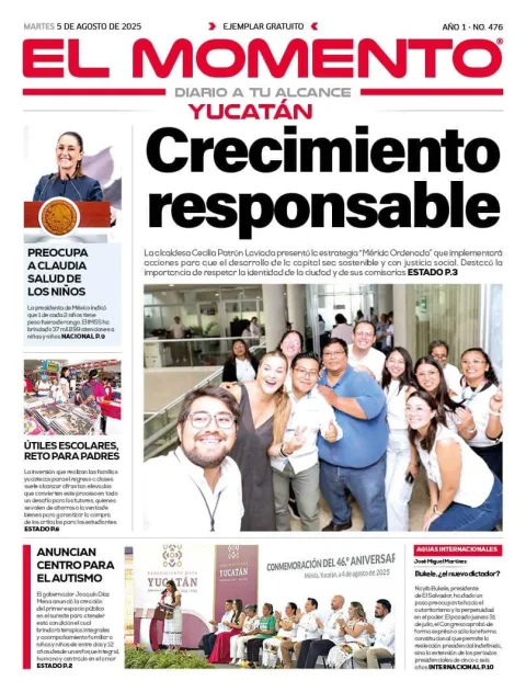 Portada de El Momento Yucatan