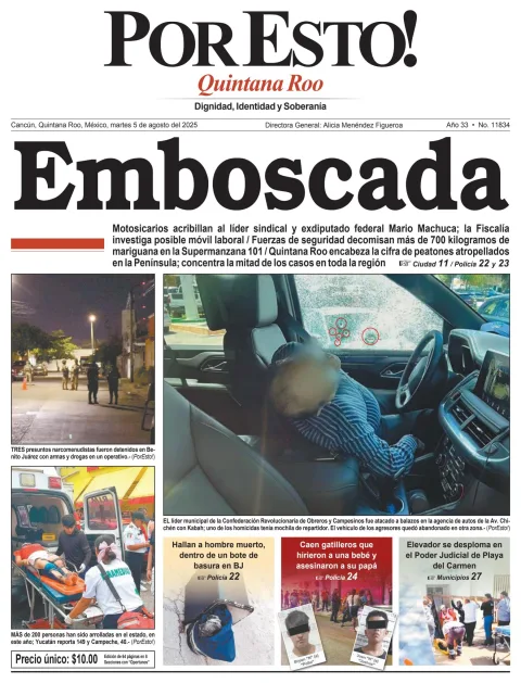 Portada de Por Esto (quintana Roo Cancun)