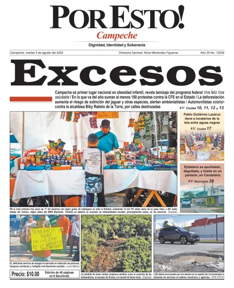 Portada de Por Esto (campeche)