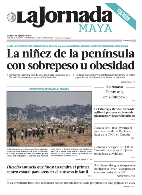 Portada de La Jornada Maya Yucatán