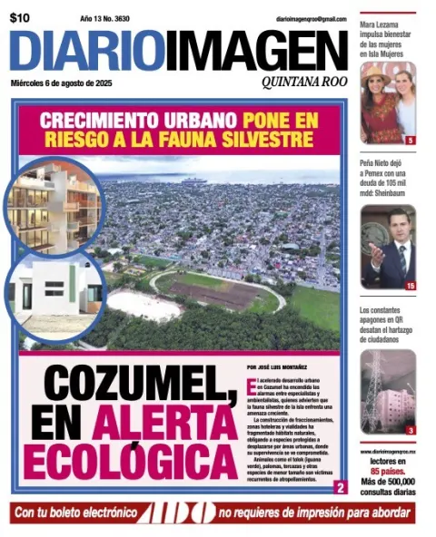 Portada de Diario Imagen Quintana Roo