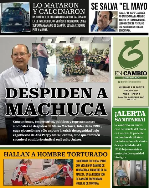 Portada de En Cambio - Quintana Roo (contraportada)