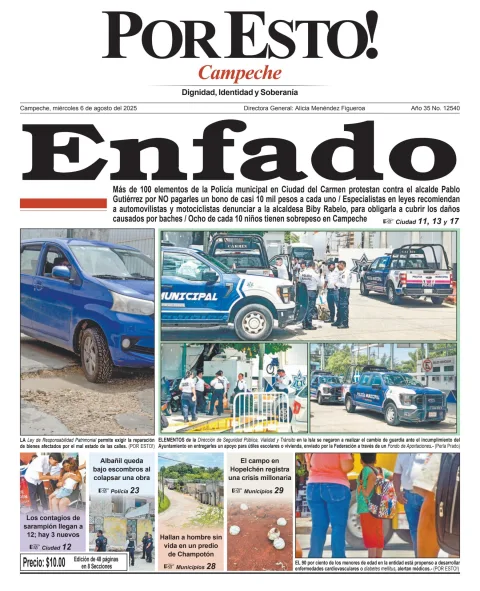 Portada de Por Esto (campeche)