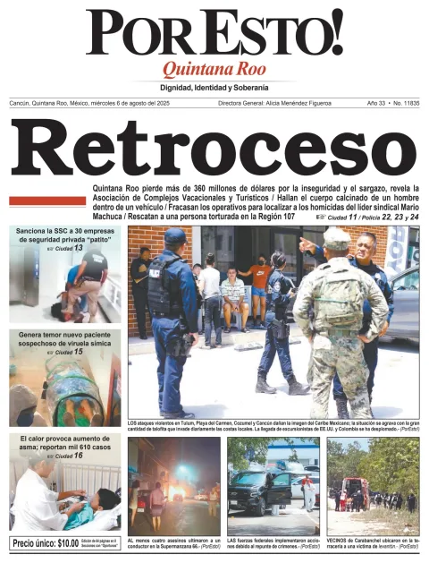 Portada de Por Esto (quintana Roo Cancun)