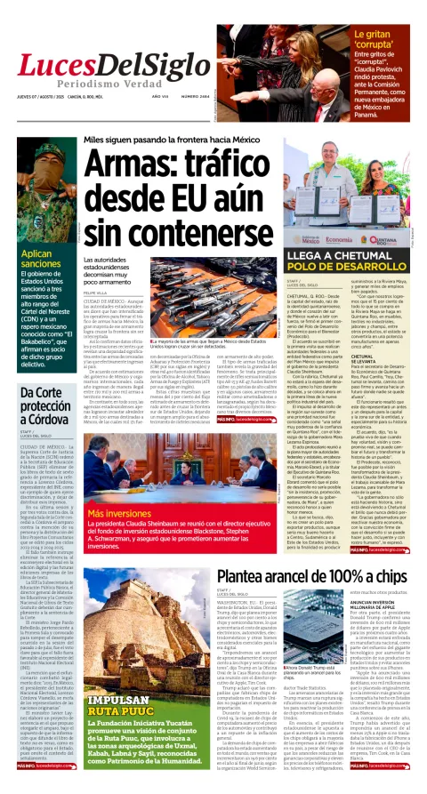 Portada de Luces del Siglo