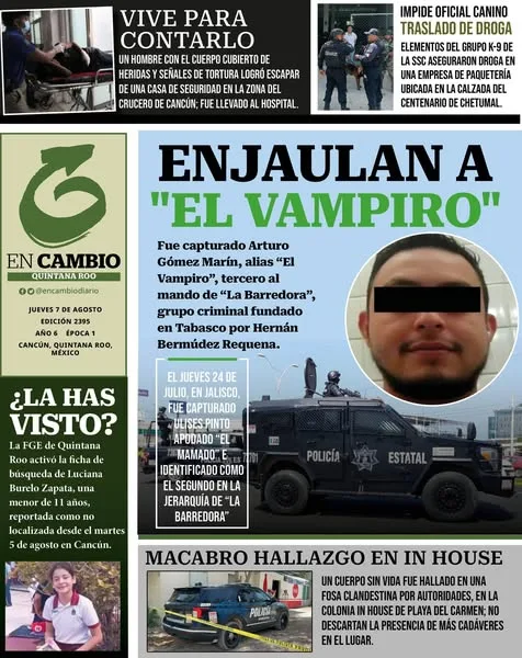 Portada de En Cambio - Quintana Roo (contraportada)