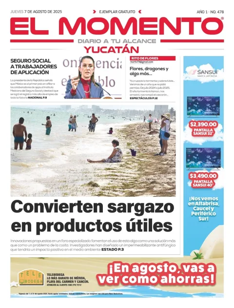 Portada de El Momento Yucatan