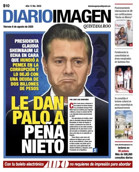 Portada de Diario Imagen Quintana Roo