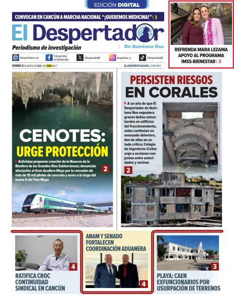 Portada de El Despertador de Quintana Roo
