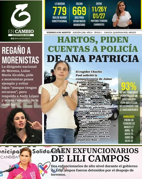 Portada de En Cambio - Quintana Roo (portada)