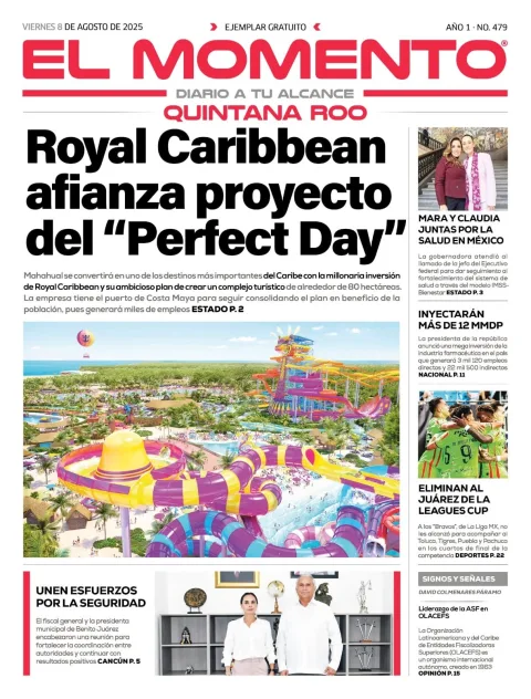 Portada de El Momento Quintana Roo