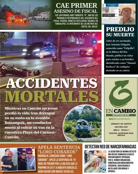 Portada de En Cambio - Quintana Roo (contraportada)
