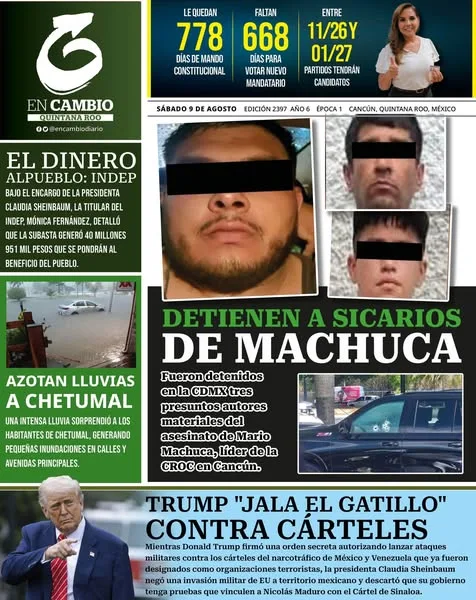 Portada de En Cambio - Quintana Roo (portada)