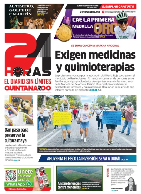 Portada de 24 Horas Quintana Roo