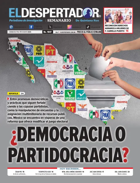 Portada de El Despertador de Quintana Roo