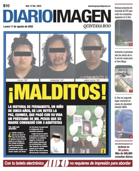 Portada de Diario Imagen Quintana Roo