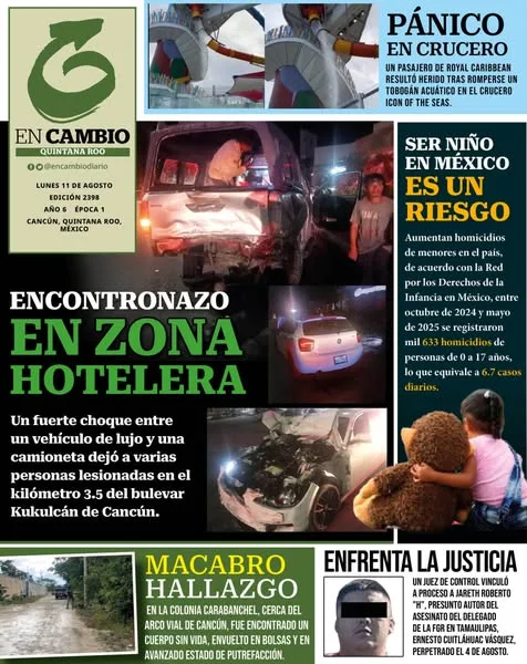 Portada de En Cambio - Quintana Roo (contraportada)
