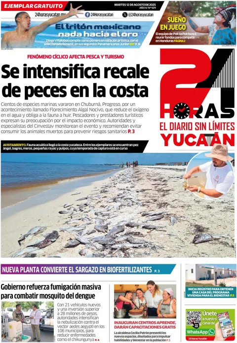 Portada de 24 Horas Yucatan