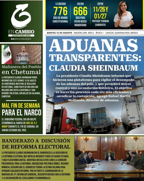 Portada de En Cambio - Quintana Roo (portada)