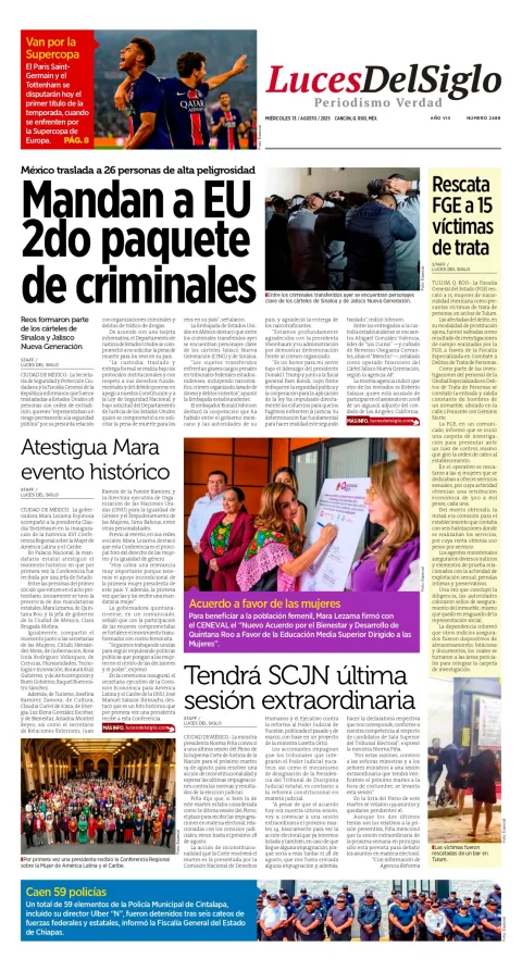 Portada de Luces del Siglo