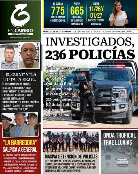 Portada de En Cambio - Quintana Roo (portada)