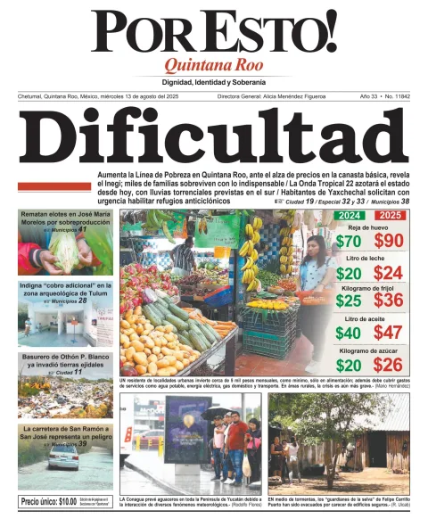 Portada de Por Esto (quintana Roo Chetumal)