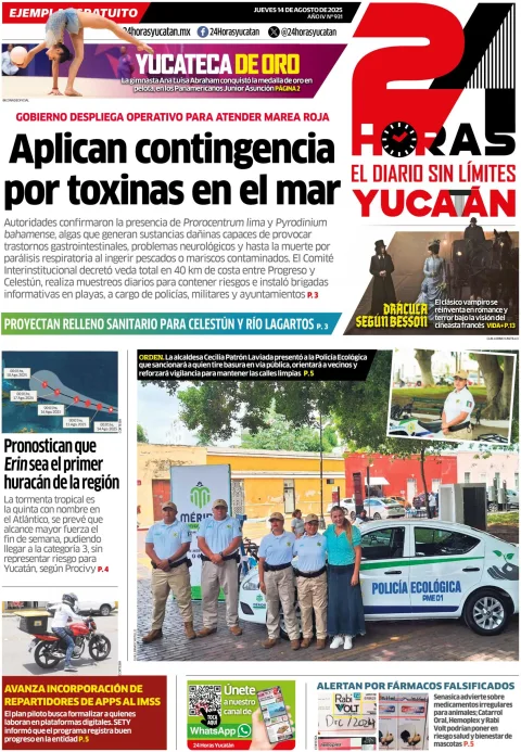 Portada de 24 Horas Yucatan