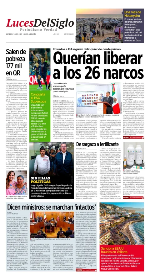 Portada de Luces del Siglo