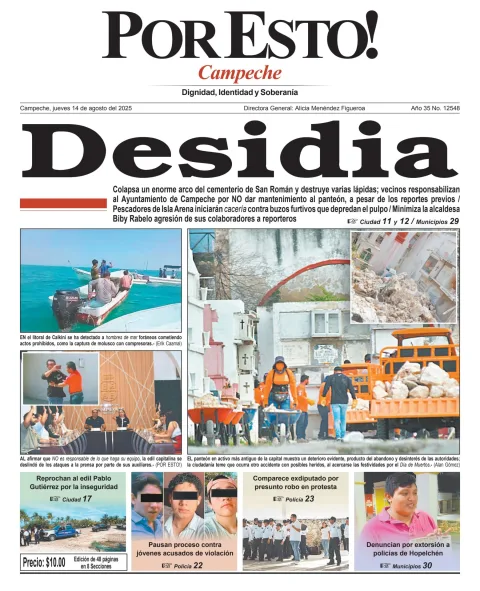 Portada de Por Esto (campeche)