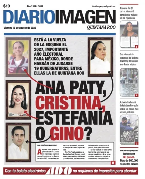 Portada de Diario Imagen Quintana Roo