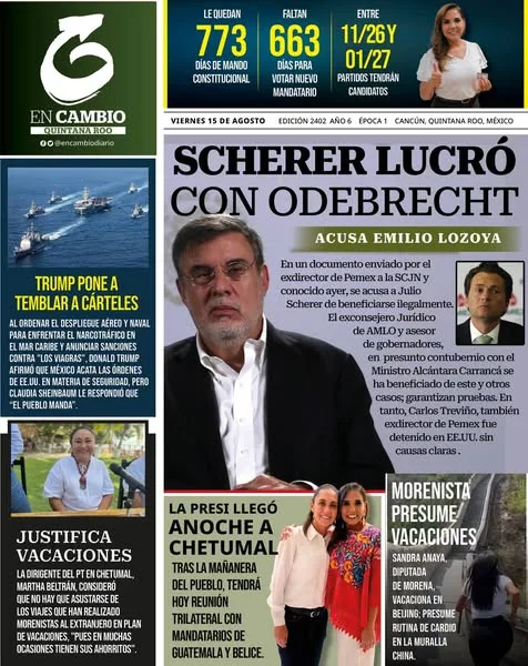 Portada de En Cambio - Quintana Roo (portada)