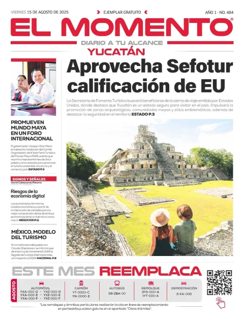 Portada de El Momento Yucatan