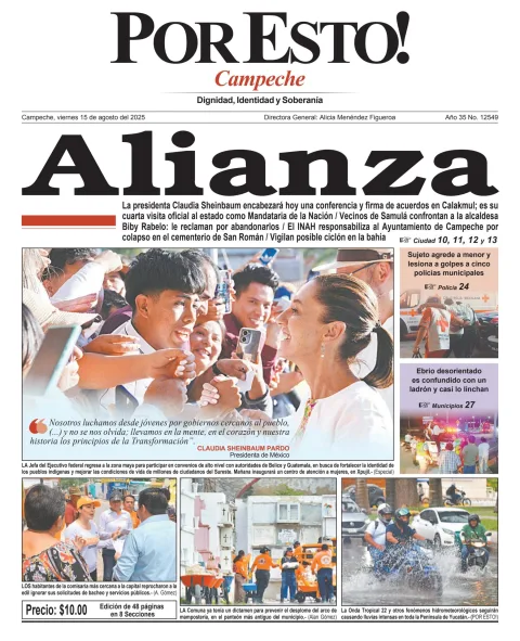 Portada de Por Esto (campeche)